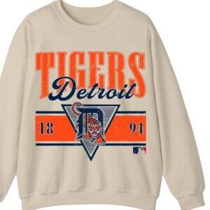 Detroit Tigers 1894 Collection Crewneck Sweatshirt Retro Baseball Heavy Blend